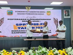 Bapenda Mimika Serahkan 44 Ribu Lebih SPPT PBB-P2 2026, Langkah Distribusi SPPT kepada Wajib Pajak