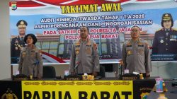 Kapolda Papua Barat Alfred Papare Pimpin Taklimat Awal Audit Kinerja Tahap Pertama Tahun 2026