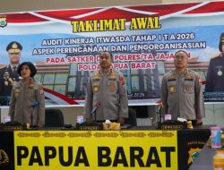 Kapolda Papua Barat Alfred Papare Pimpin Taklimat Awal Audit Kinerja Tahap Pertama Tahun 2026