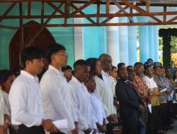 Ibadah Baptisan Selam, Perjamuan Kudus, dan Ibadah Syukuran di Gereja GIDI Ebenhaezer Karubaga