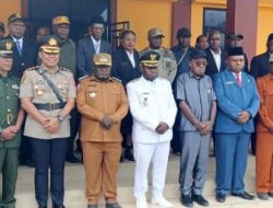 Bupati Kabupaten Dogiyai Yudas Tebai Pimpin Apel Peringatan Hari Otonomi Daerah ke-30 Tahun 2026