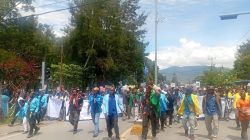 Aksi Massa Rakyat Papua Minta Presiden Tarik Pasukan Militer Non Organik di Tanah Papua