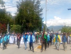 Aksi Massa Rakyat Papua Minta Presiden Tarik Pasukan Militer Non Organik di Tanah Papua