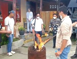 Polres Jayapura Musnahkan Ganja Seberat 131 Gram Sebagai Bagian dari Proses Penegakan Hukum