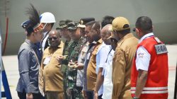 Pangdam Cenderawasih Febriel Buyung Sikumbang dan Forkopimda Sambut Kunjungan Wakil Presiden