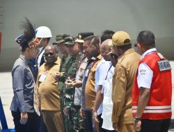 Pangdam Cenderawasih Febriel Buyung Sikumbang dan Forkopimda Sambut Kunjungan Wakil Presiden