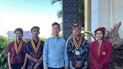 Pengurus PMKRI Timika Bertemu Wakil Presiden Gibran Saat Melakukan Kunjungan Kerja di Mimika