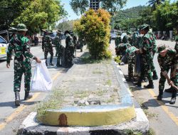 Respon Cepat TNI Bersihkan Stadion Lukas Enembe Pasca Kericuhan Suporter Persipura Jayapura