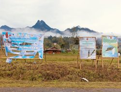 Baliho Aliansi Perempuan Dalam Rangka Doa Ratapan Pemulihan Papua Dirusak Orang tak Dikenal