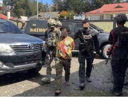 Satgas Damai Cartenz Tangkap Pria Terduga Anggota KKB Terkait Insiden Penembakan di Tembagapura