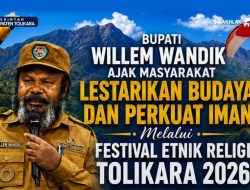 Bupati Willem Wandik Ajak Masyarakat Sukseskan Festival Etnik Religi Tolikara Tahun 2026