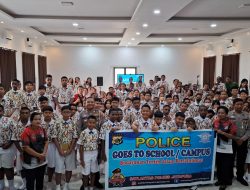 Polres Jayapura Edukasi Pelajar SMP Kristen Kalam Kudus Sentani Melalui Program Police Goes to School