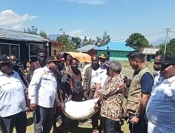 Kementerian Pertanian Bantu Tiga Ton Beras Kepada Warga Masyarakat Terdampak Konflik Wouma