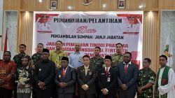 Bupati Johannes Rettob Lantik Tiga Pejabat Baru di Lingkup Pemerintah Kabupaten Mimika