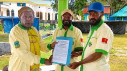 Pegiat Literasi Papua Tengah Alex Giyai Nahkodai Pemuda Katolik Komisariat Cabang Kabupaten Deiyai