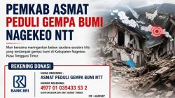 Bupati Thomas Safanpo Respon Bencana Gempa Pulau Flores, Pemkab Asmat Buka Rekening Donasi