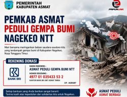 Bupati Thomas Safanpo Respon Bencana Gempa Pulau Flores, Pemkab Asmat Buka Rekening Donasi