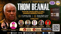 Ketua Komisi Kerawam KWI Mgr Harun Yuwono Jadi Keynote Speaker Diskusi Buku Thom Beanal