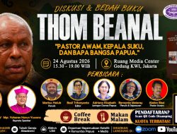 Ketua Komisi Kerawam KWI Mgr Harun Yuwono Jadi Keynote Speaker Diskusi Buku Thom Beanal