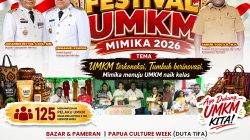 Pemkab Mimika Perkuat Ekonomi Kerakyatan Melalui Festival Usaha Mikro, Kecil dan Menengah 2026