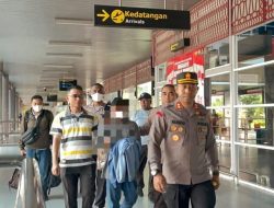 Sempat Lari ke Makassar, Pelaku Pembunuhan di KM 10 Timika Tiba di Bandara Udara Mozes Kilangin