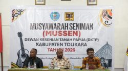 Wakil Bupati Yotam Wonda Nahkodai Dewan Kesenian Tanah Papua Kabupaten Tolikara Periode 2026–2031