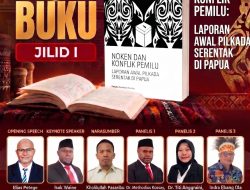KPU Dogiyai Gelar Bedah Buku Terkait Noken dan Pemilu: Laporan Awal Pilkada Serentak di Papua