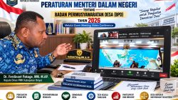 Kepala Dinas PMK Deiyai Ferdinant Pakage Rapat Bersama Jajaran Kemendagri dan Kementerian Desa