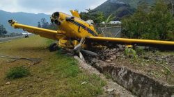 Pesawat Aman Air PK-WNU Alami Crash Landing Saat Mendarat di Bandara Udara Mulia, Puncak Jaya