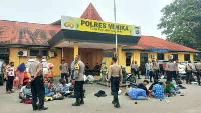 Bolos Sekolah Lalu Nongkrong di Kafe Hingga Berjudi, Polres Mimika Amankan Puluhan Pelajar