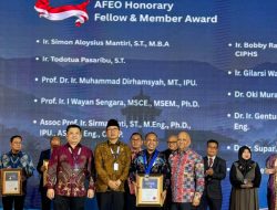 Anggota DEN Prof Numberi Terima AFEO Honorary Fellow Pada Konferensi CAFEO ke-44 Tahun 2026