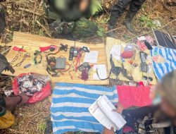 Patroli Keamanan di Maybrat Koops TNI Habema Amankan Senpi dan Amunisi dari OPM Sorong Raya